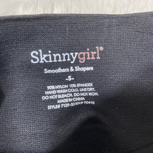 NWOT Skinny Girl Smoothers & Shapers Black Tummy Butt & Thigh Shaper Size S - Picture 3 of 3